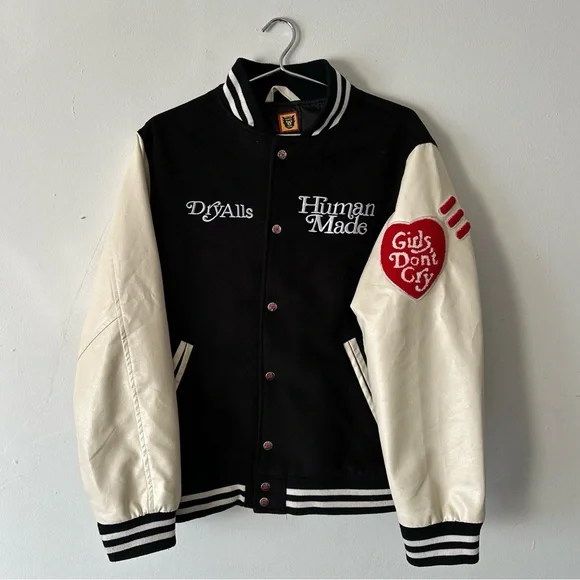 ジャケット・アウター HUMAN MADE x Girls Don't Cry TRACK JACKE Dry Alls Human Made Girls Don't Cry Varsity Jacket - Jackets